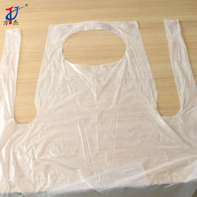 factory hot whole sale PE waterproof apron disposable plastic apron