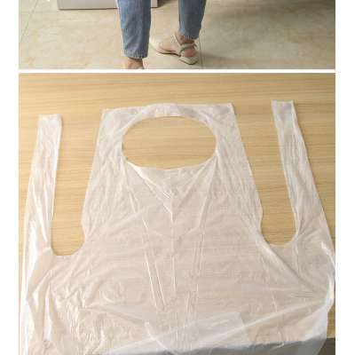 Disposable HDPE apron sleeves protective disposable LDPE apron waterproof apron