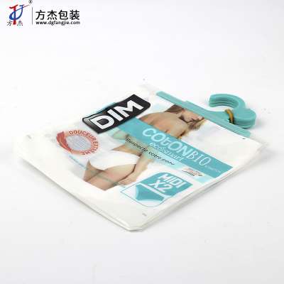 Secure Custom Heat Seal Clothing Packaging Bag With Convenient Window