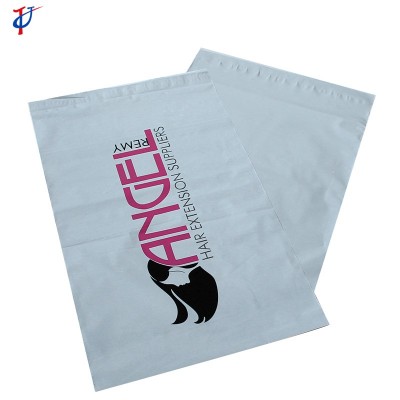 Dongguan  supply biodegradable double tape pink poly mailer envelope shipping plastic packaging bag with handle