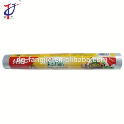 Plastic stretch pe food fresh cling film perforated