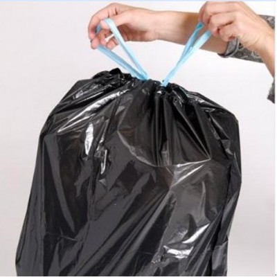 Waimaotong Supplier factory price custom colored printed Plastic Drawstring Trash Bags